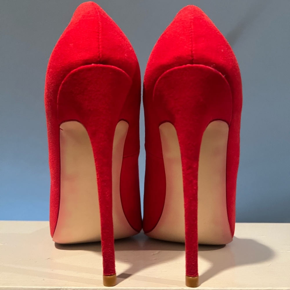 Elegant Red Women's Heels